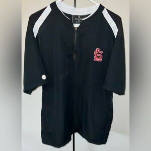 St. Louis Cardinals Holloway windbreaker/cage jacket - short sleeves size XL